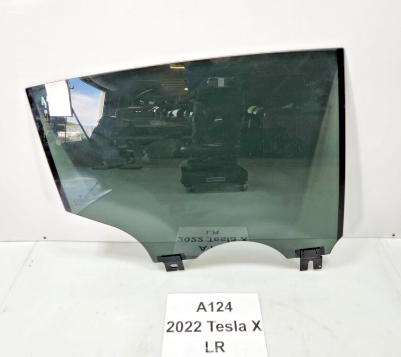 ✅ 21-23 OEM Tesla Model X Long Range Rear Right Passenger Window Glass Assy Tint