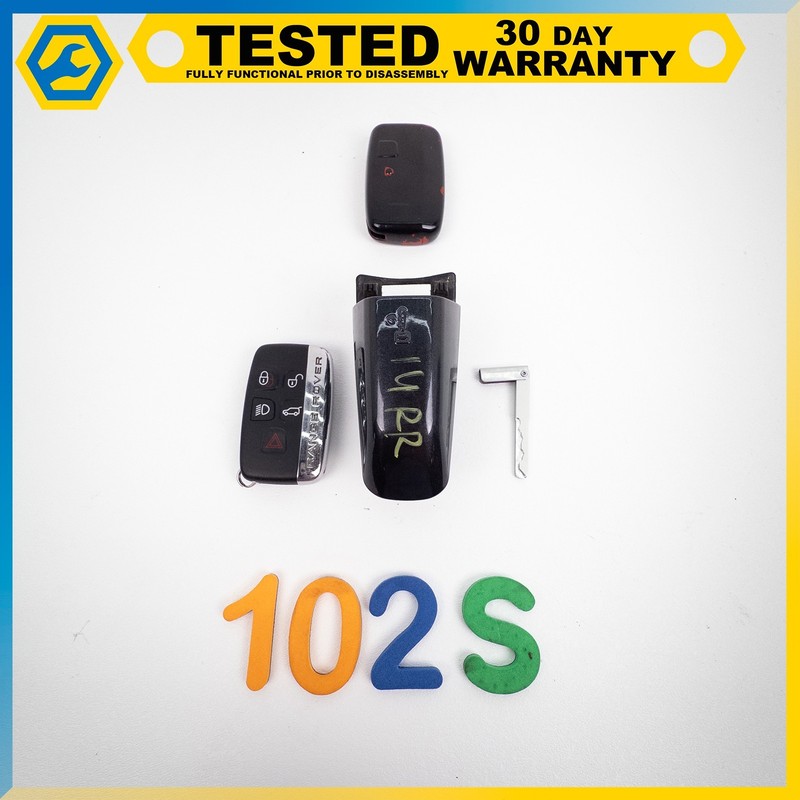 13-16 RANGE ROVER L405 DRIVER'S HANDLE LOCK BARREL / KEY SET OEM