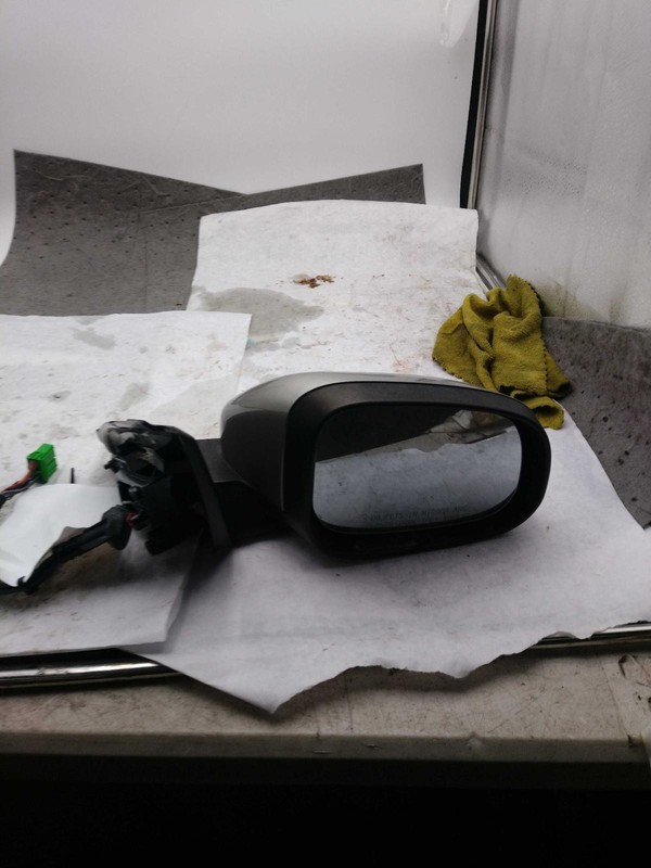 2015 Volvo S60 Right Door Mirror Assembly Grey OEM Used 116k Miles