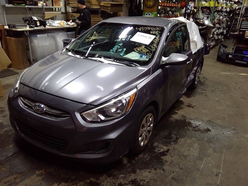 Driver Left Front Window Regulator Electric Fits 12-17 ACCENT 1717866
