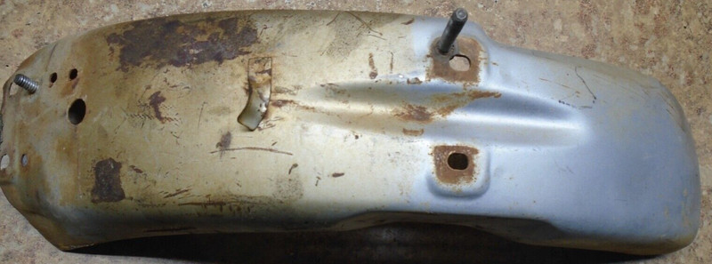 Yamaha Dirt Bike GT80 GT 80 Rear Back Fender Wheel Well Mud Guard H6