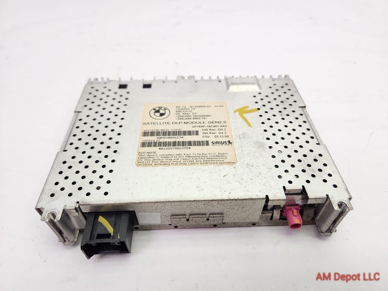 2008 BMW 535i 528i E60 Sirius DLP Satellite Radio Module Gen 2.5 65129192274