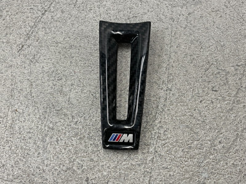 21 22 23 24 BMW M3 G80 Carbon Fiber Steering Wheel Trim Cover Panel 1614 OEM
