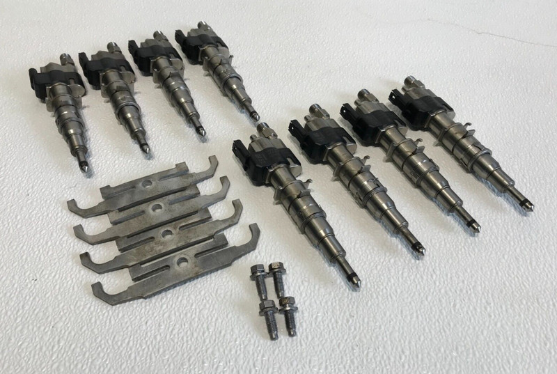 08-16 BMW 335i 535i 550i 750i X5 Z4 3.0L 4.4L TURBO FUEL INJECTOR SET 8 INDEX 08