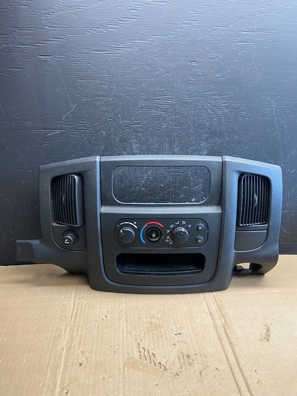 2002 to 2005 Dodge Ram Radio Climate Control Dash Air Vent Bezel Trim AD7200 DG
