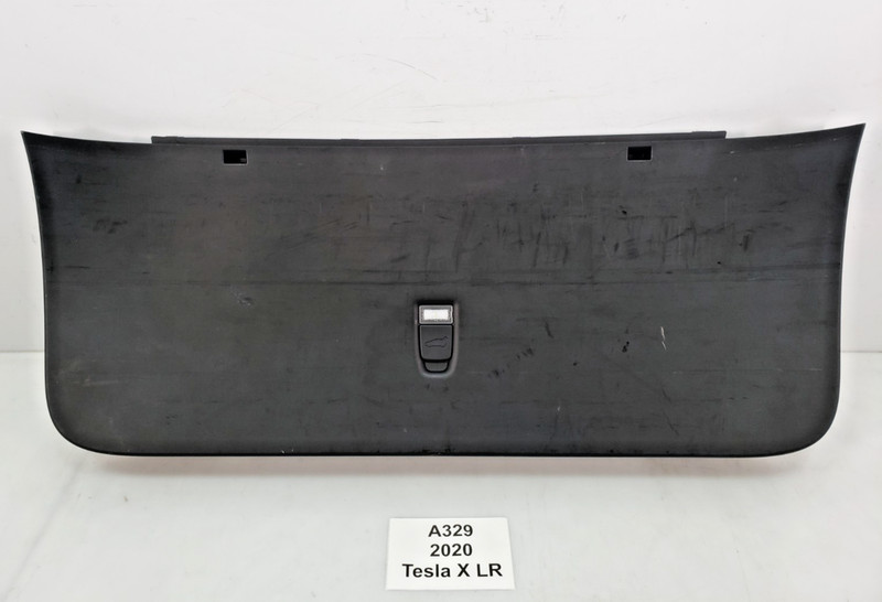 ✅ 16-20 OEM Tesla Model X Rear Trunk Lid Interior Door Lower Trim Cover Panel