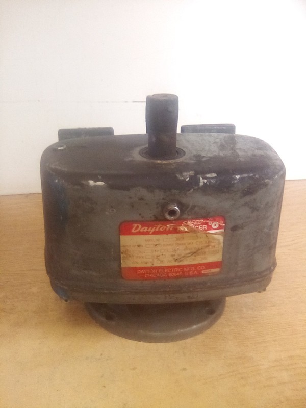 Dayton Speed Reducer 4Z616B 55 RPM 31:1 Ratio