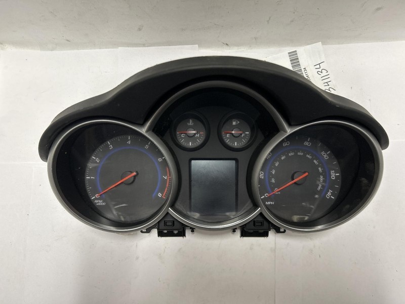 2015 CHEVROLET CRUZE Speedometer MPH w/black cluster 69k miles OEM 15