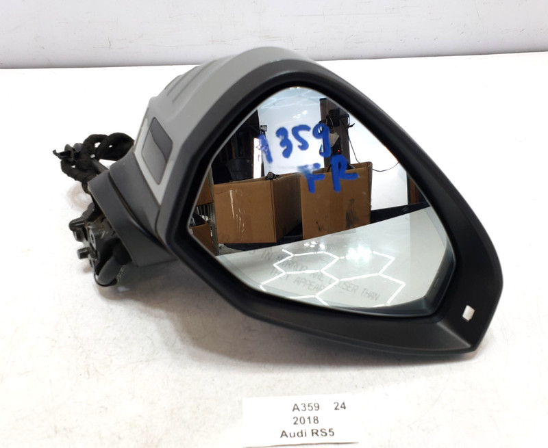 ✅18-24 Audi RS5 A5 S5 Front Right Passenger Side Exterior Door View Mirror Gray*