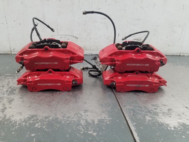 2006 Porsche Cayman S 987 Brembo Red Brake Caliper Set #3317 P1