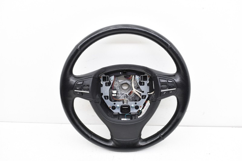 2011 BMW F01 750i Steering Wheel Black Leather OEM KW71