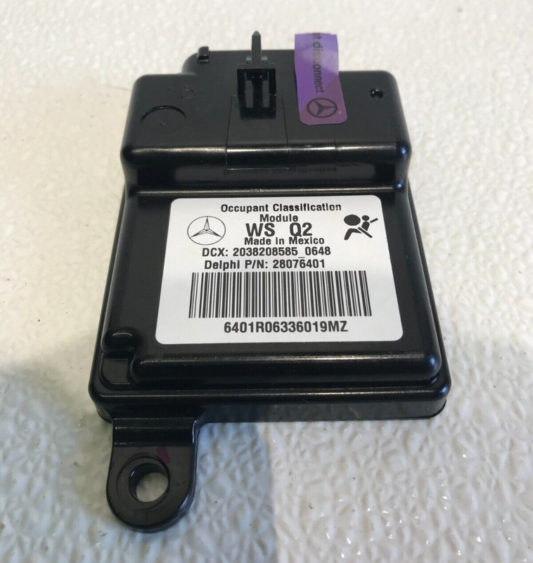 05-07 Mercedes W203 C230 Front Right Seat Occupancy Sensor Module OEM