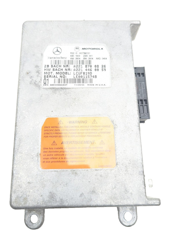 06-14 Mercedes W220 S430 GL450 Voice Communication Control Module 2218700826 OEM