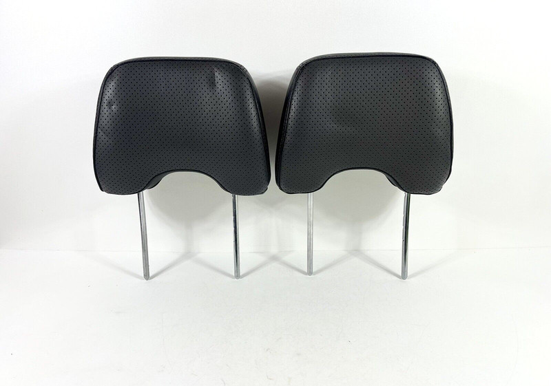2003-2006 Subaru Baja Front Headrests Head Rests Leather Black Gray OEM