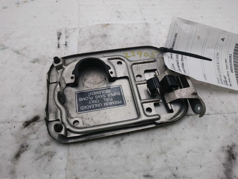 2008 INFINITI G35 Gold Fuel Filler Door OEM Used Part 6622520