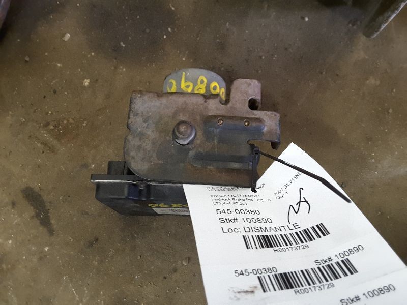 Anti-Lock Brake Part 4 Wheel ABS Opt JL4 Fits 07-08 SIERRA 1500 PICKUP 173729