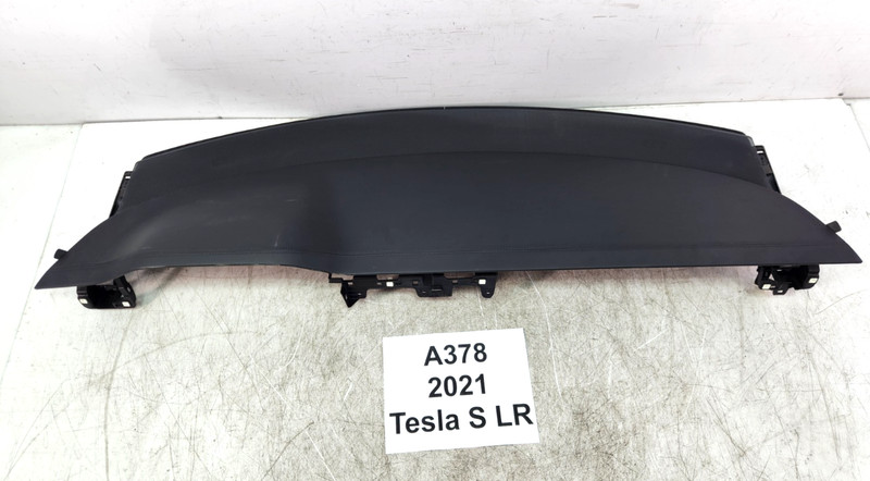 ✅ 21-25 OEM Tesla Model S Dashboard Upper Panel Dash Board Leather Black*
