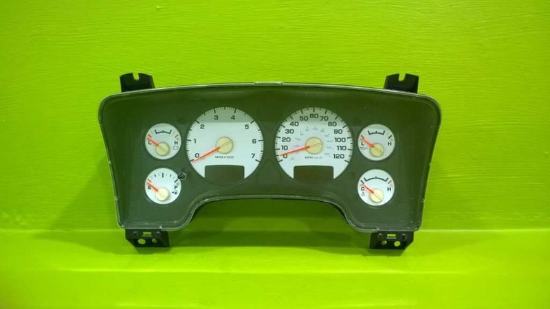 03 RAM 1500 2500 3500 AT SPEEDOMETER CLUSTER MPH 254K MILES OEM 3728-1