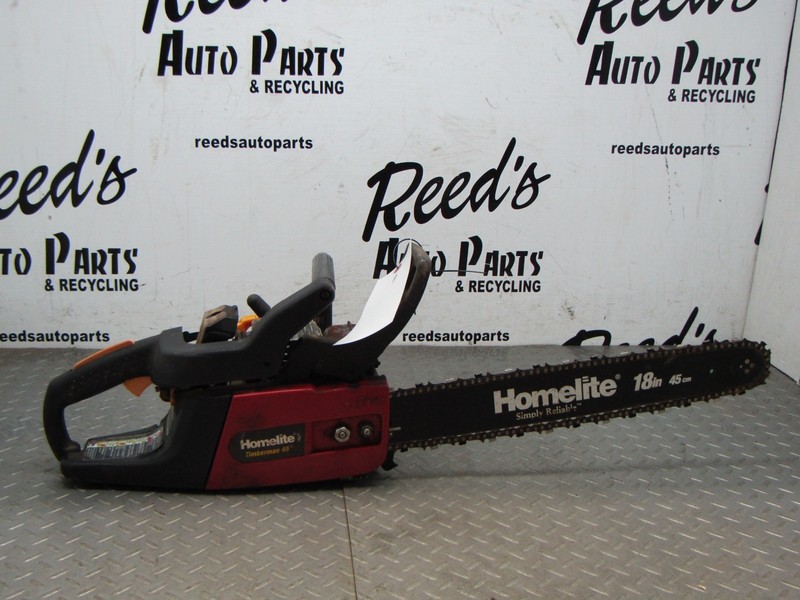 HOMELITE TIMBERMAN 45CC CHAINSAW W/BAR PARTS ONLY NO RETURNS
