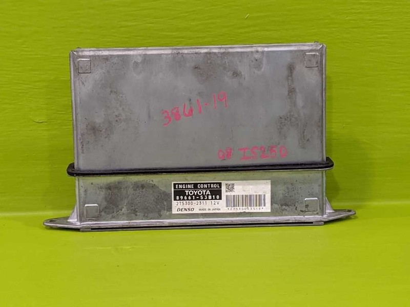 08 IS250 AT RWD ECM ENGINE CONTROL MODULE OEM 3861-19
