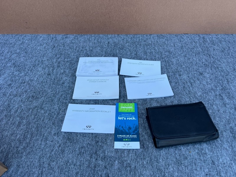 INFINITI Q50 2018-2024 OWNERS MANUAL BOOKS BOOK W/ CASE SET