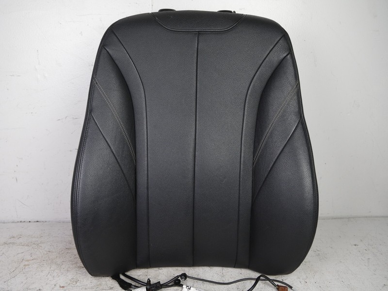 BMW 328 320 F30 FRONT PASSENGER SEAT UPPER CUSHION HEATED LEATHER BLACK 12-18