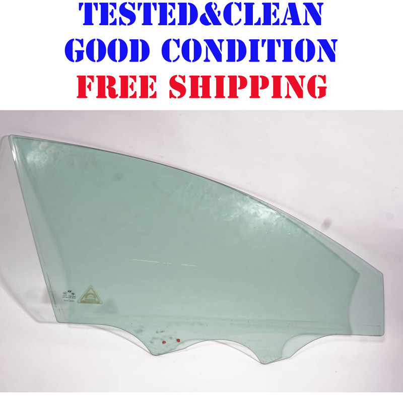 2011-2014 HYUNDAI SONATA FRONT RIGHT PASSENGER SIDE DOOR WINDOW GLASS OEM.