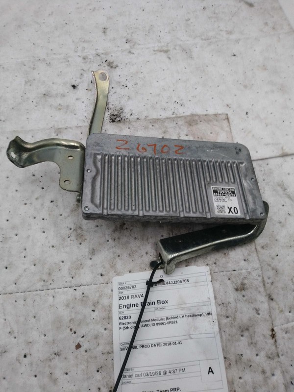 Used Engine Control Module (ECM) fits: 2018 Toyota Rav4 Electronic Control Modul