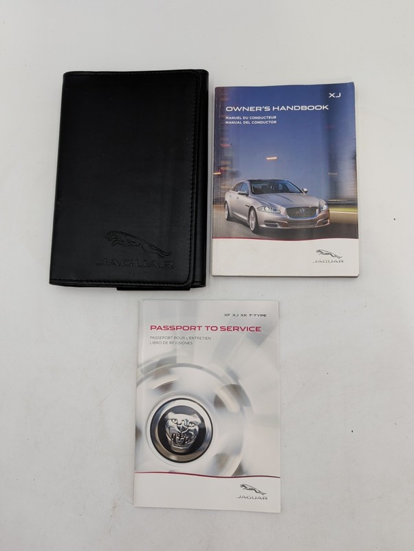 2014 Jaguar XJ Owners Manual Set With Case