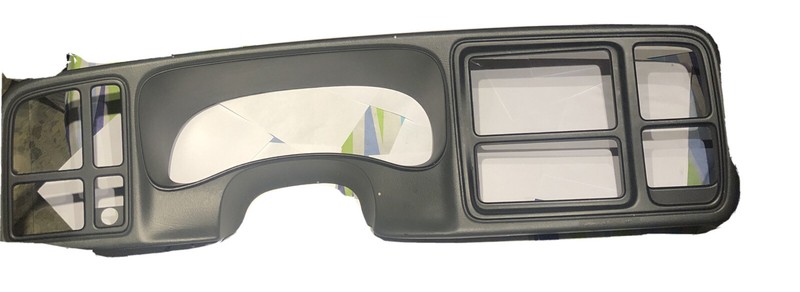 🔥03-06 SILVERADO SIERRA Cluster Dash Trim DOUBLE DIN Radio Bezel GRAPHITE