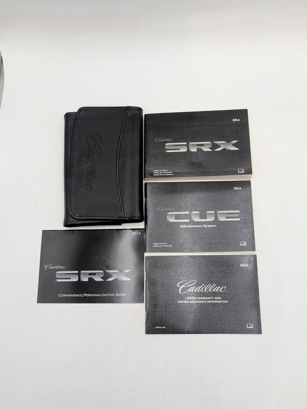 2014 CADILLAC SRX OWNERS MANUAL LUXURY WITH NAVIGATION CUE SYSTEM & CASE
