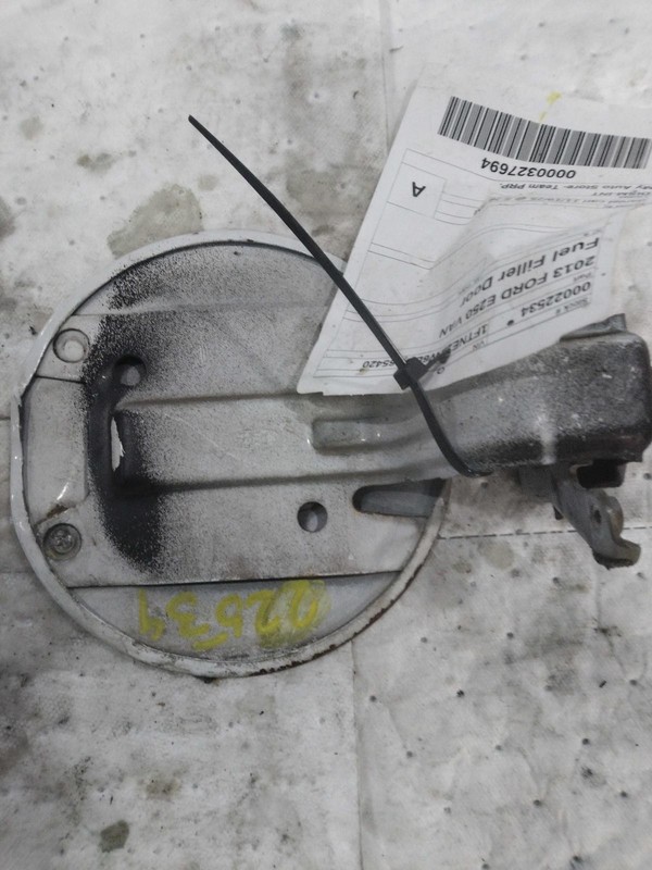 2013 Ford E250 Van Fuel Filler Door White Used 4368422 157K Miles