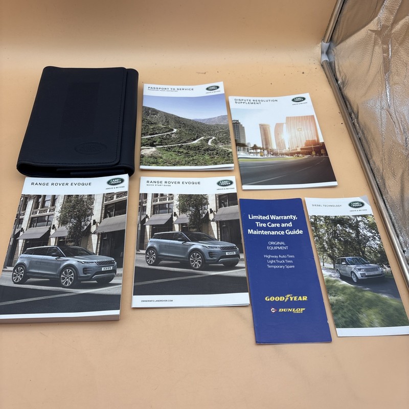 2019 Land Rover RANGE ROVER Owners Manual, Quick Start Guide With Case Included