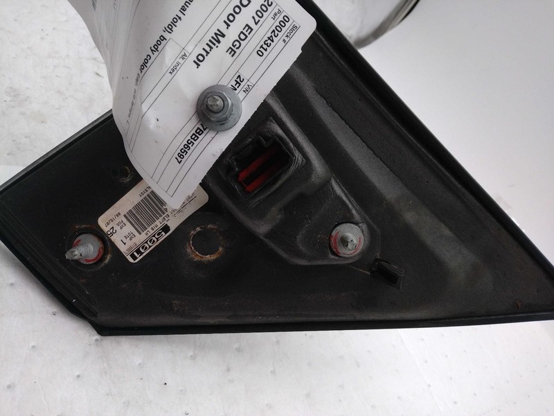 Used Left Door Mirror fits: 2007 Ford Edge Power manual fold black textured cap