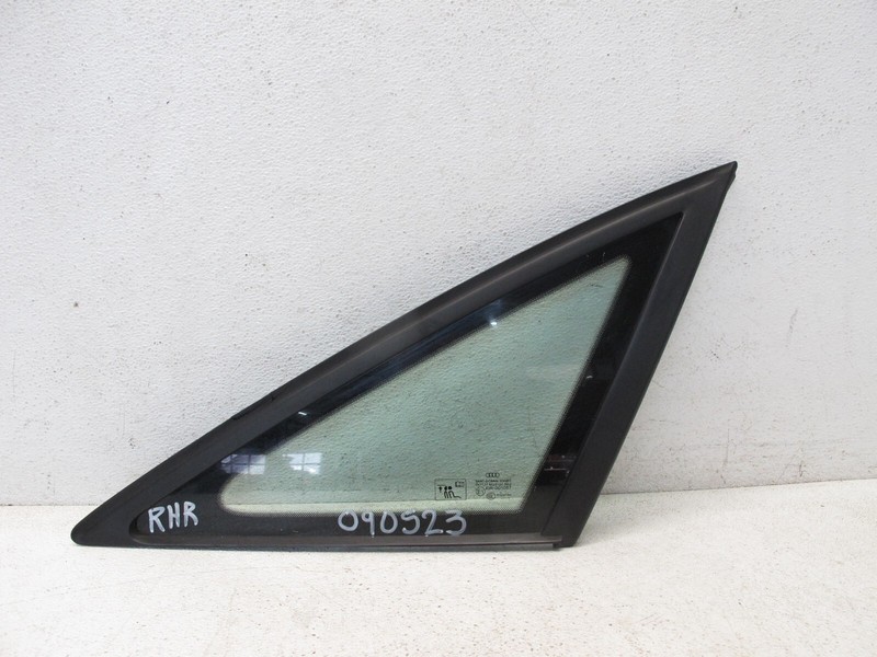 12-15 AUDI C7 A6 S6 SEDAN QUARTER GLASS WINDOW PASSENGER RIGHT REAR OEM 090523