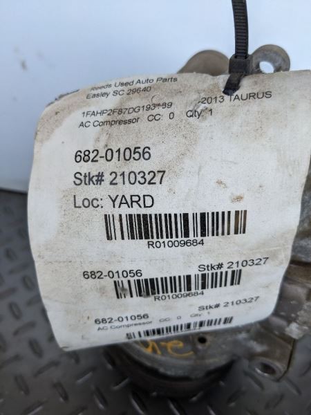 AC Compressor Fits 13-16 MKZ 1009684