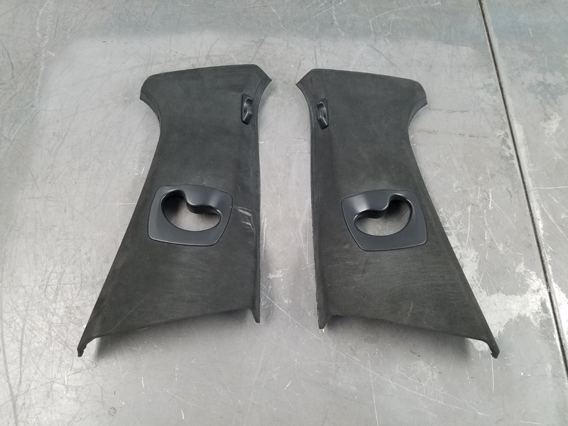 2014 BMW M5 F10 Alcantara B Pillar Trim Panels #4146 B4