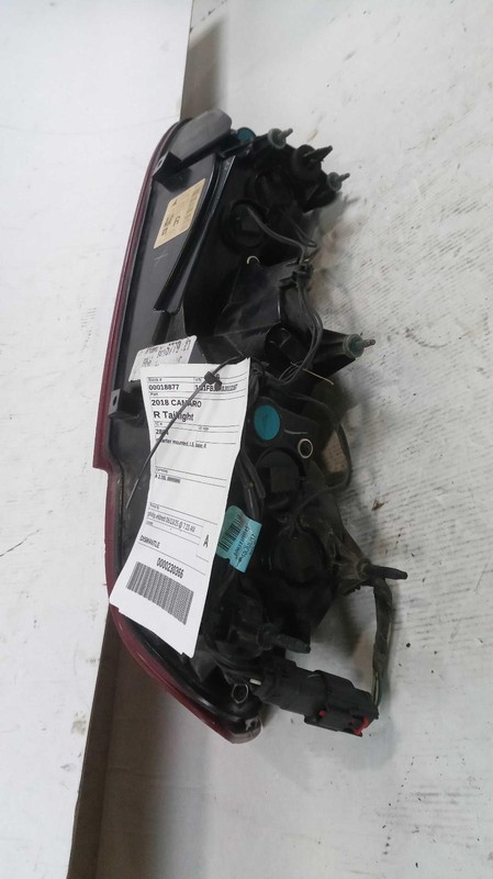 Used Right Tail Light Assembly fits: 2018 Chevrolet Camaro quarter mounted LT ba