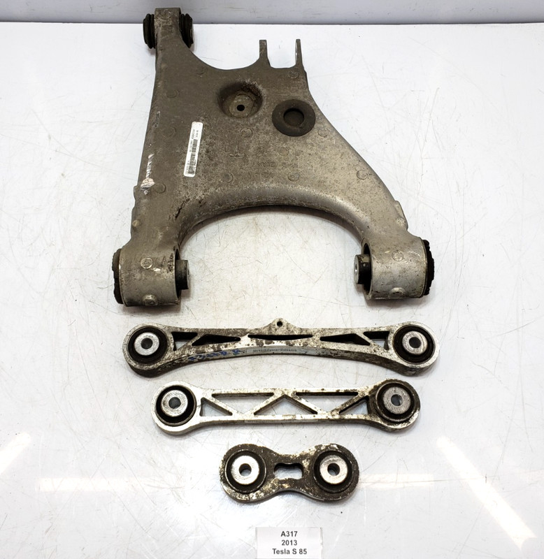 ✅12-20 OEM Tesla Model S Rear Right Passenger Lower Upper Control Arm SET NOTE*