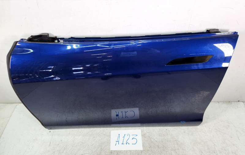 ✅ 16-20 OEM Tesla Model S Front Left Driver Side Door Shell Panel Blue PPSB*