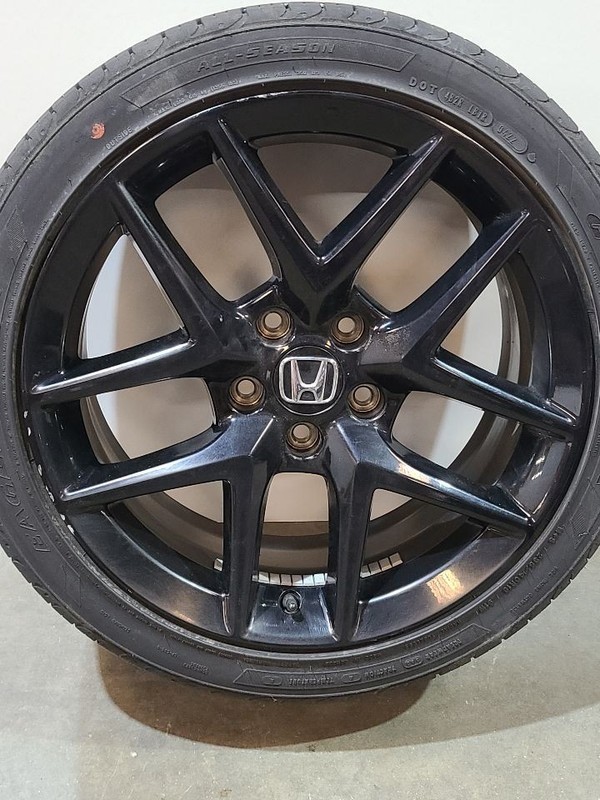 Wheel 18x8 Alloy 5 V Spoke Without Si Logo Fits 22-25 CIVIC 588571