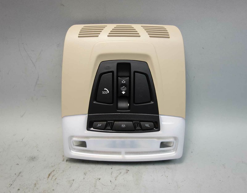 2012-2017 BMW F30 3-Series 2-Series Front Roof Map Light Switch Unit Beige OEM