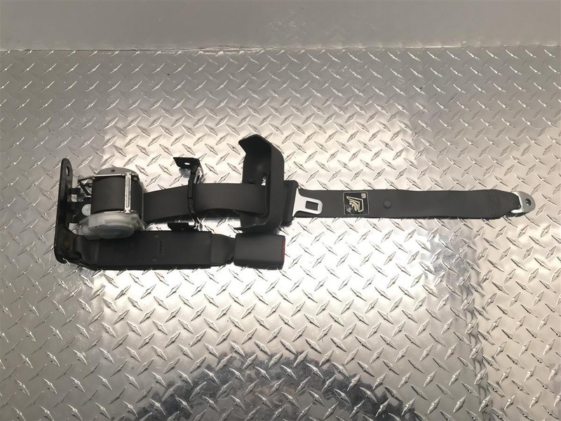 2007 DODGE RAM 2500 EXT CAB REAR CENTER BUCKLE RETRACTOR GRAY OEM