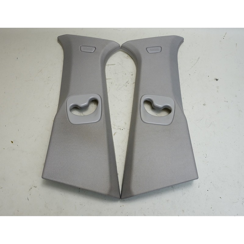 2011-2017 BMW F25 X3 SAV B- Pillar Column Upper Cover Pair Grey Left Right OEM
