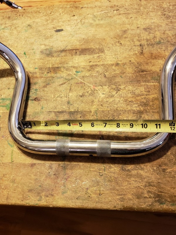 Harley Touring 1 1/4"Fat Mini ApesBagger Bars Chrome Handlebars OEM