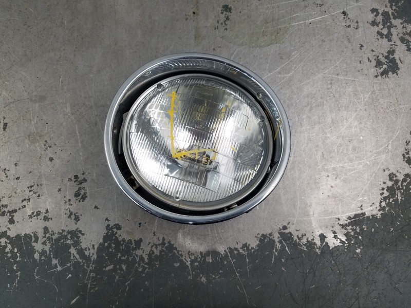 2003 Jeep Wrangler TJ Rubicon 4x4 Left Driver Head Light Bucket Bezel #6608 Q3
