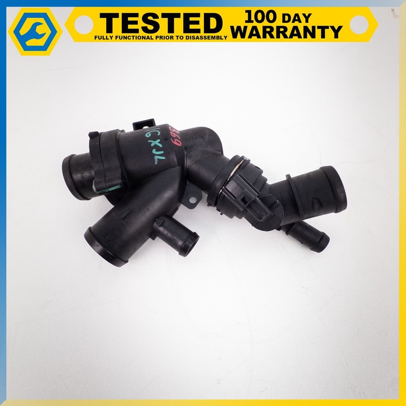 10-19 JAGUAR XJ 5.0L S/C ENGINE THERMOSTAT HOUSING OEM