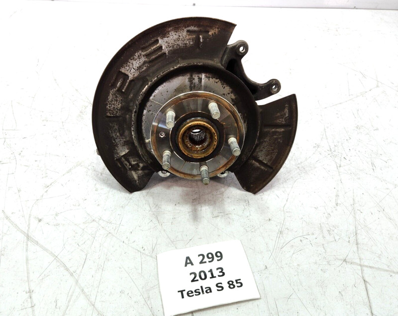 ✅ 2012-2016 OEM Tesla Model S Rear Left Driver Side Spindle Knuckle Wheel Hub