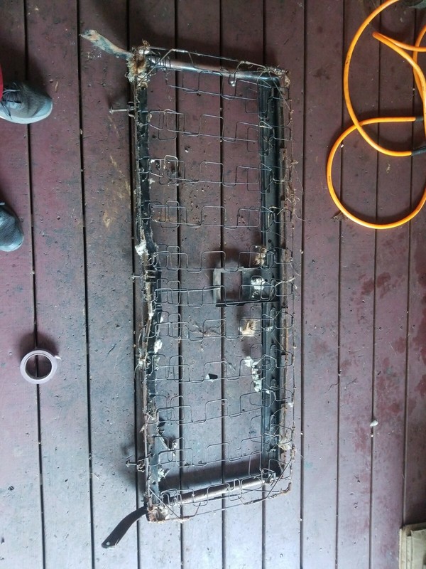 1964 Ford Galaxie 500 front seat spring back