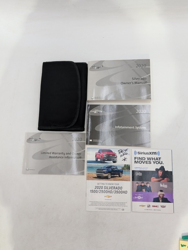 2020 Chevy Chevrolet Silverado 1500 2500 3500 Owners Manual Free Shipping